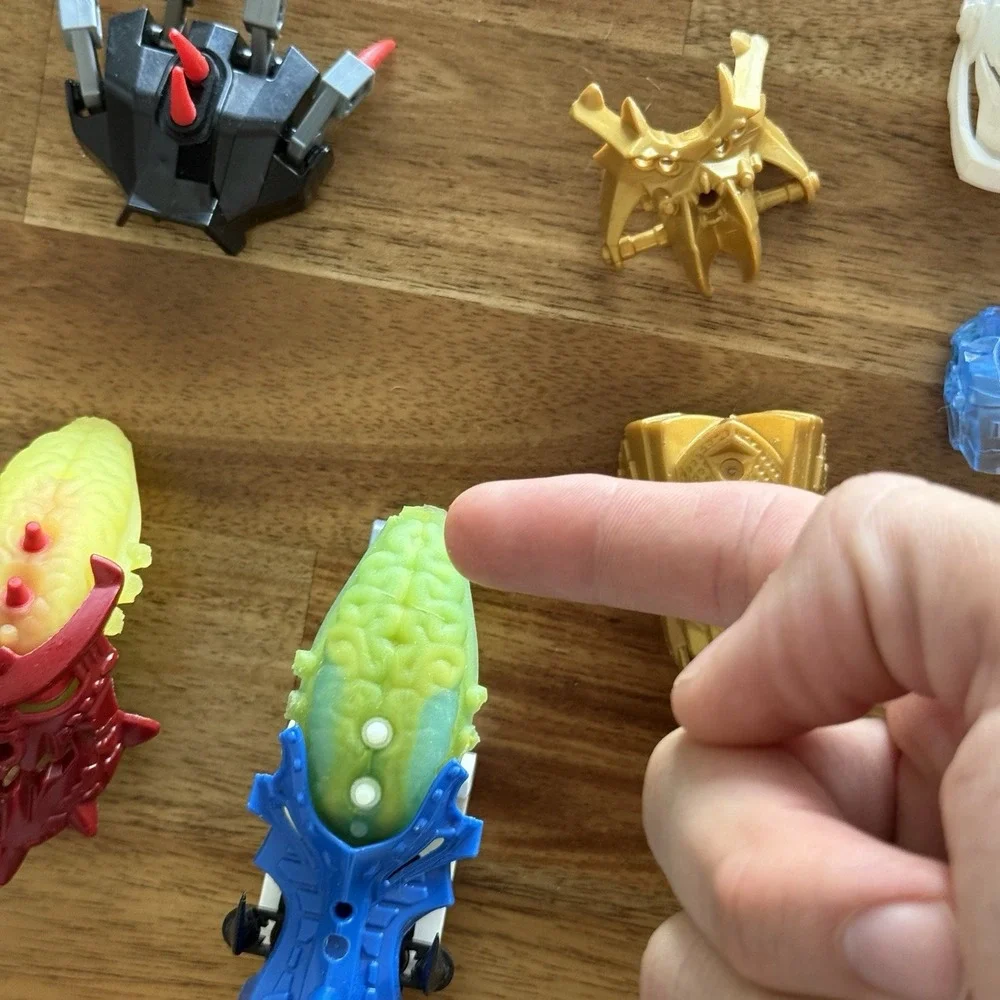 LEGO BIONICLE Hero Factory Bulk Lot of Masks Brains Parts Pieces SEE PICTURES!